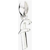 Kit Heath Signature Skript Lowercase f Charm Pendant 9197RPF – Premium - Sterling Silver / Rhodium Plated