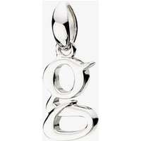 Kit Heath Signature Skript Lowercase g Charm Pendant 9197RPG – Bold - Sterling Silver / Rhodium Plated