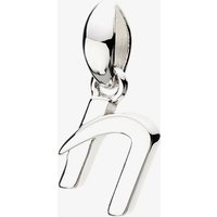 Kit Heath Signature Skript Lowercase n Charm Pendant 9197RPN – Polished - Sterling Silver / Rhodium Plated