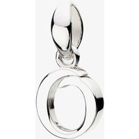 Kit Heath Signature Skript Lowercase o Charm Pendant 9197RPO - Sterling Silver / Rhodium Plated