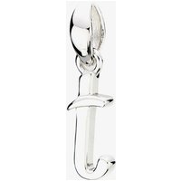 Kit Heath Signature Skript Lowercase t Charm Pendant 9197RPT - Sterling Silver / Rhodium Plated