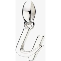 Kit Heath Signature Skript Lowercase u Charm Pendant 9197RPU – Bold - Sterling Silver / Rhodium Plated
