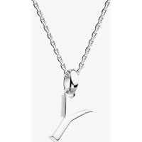 Kit Heath Signature Skript Capital Y 18" Necklace 9198RPY – Classic Look | - Sterling Silver / Rhodium Plated