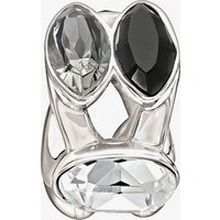 Chamilia Sterling Silver Black Grey And White Crystal Bead 2083-0458