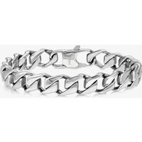 Nomination Bold Steel Flat Curb Chain Bracelet 133207/001 (S)