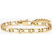 Nomination Bold Steel Yellow Gold Tone Plated Figaro Chain Bracelet 133205/012