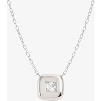 Nomination Domina Sterling Silver Square Necklace 240418/036