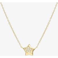 Nomination Petit Sparkle Gold Plated Star & Zirconia Necklace