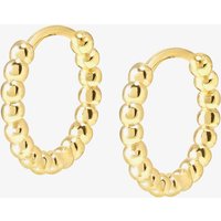 Nomination Lovecloud Gold Tone Plated Dotted Circle Hoop Earrings 240505/012