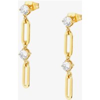 Nomination Chains Of Style Gold Plated Cubic Zirconia Drop Earrings 029404/012