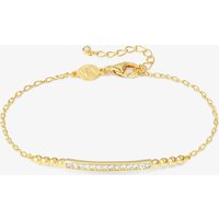 Nomination Lovecloud Gold Tone Plated Stone Set Bar Bracelet 240503/012