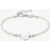 Nomination Messaggi D'Amore Engravable Round Disc Pearl Bracelet 241201/016