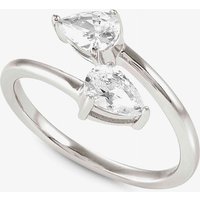 Nomination Colour Wave Sterling Silver Adjustable Pear Stone Ring 149810/006 (O 1/2-Q)