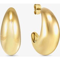 Nomination Ecclettica Gold Plated Steel Medium Moon Hoop Earrings