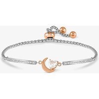 Nomination Milleluci Silver & Rose Gold Moon Heart Toggle Bracelet 028020/038
