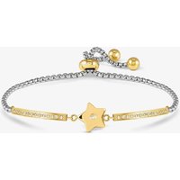 Nomination Milleluci Silver & Gold Star Toggle Bracelet 028018/023