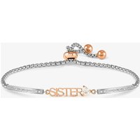 Nomination Milleluci Silver & Rose Gold Tone Sister Bracelet 028026/008