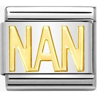 Nomination CLASSIC Gold Writings Nan Charm 030107/17