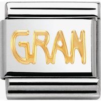 Nomination CLASSIC Gold Writings Gran Charm 030107/18