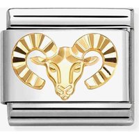 Nomination Composable Classic Etched Starsign Aries Charm 030167/01