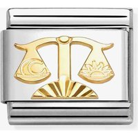Nomination Composable Classic Etched Starsign Libra Charm 030167/07