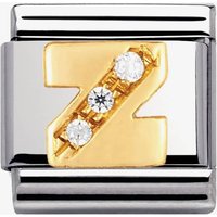 Nomination CLASSIC Gold Letters Cubic Zirconia Z Charm 030301/26