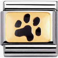 Nomination CLASSIC Gold Animals of the Earth Paw Print Charm 030284/47