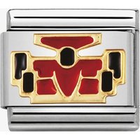 Nomination CLASSIC Gold Sports Red Formula 1 Car Charm 030203/23