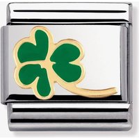 Nomination CLASSIC Gold Nature Clover With Stem 030214/23