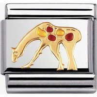 Nomination CLASSIC Gold Animals Giraffe Charm 030211/26