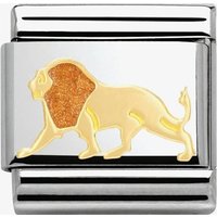 Nomination CLASSIC Gold Animals of the Earth Lion Charm 030248/15