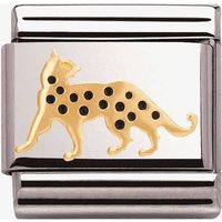 Nomination CLASSIC Gold Animals of Earth Leopard Charm 030248/16