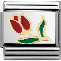 Nomination CLASSIC Gold Nature Tulip Charm 030214/10
