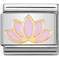 Nomination CLASSIC Gold Nature Lotus Flower Charm 030278/17