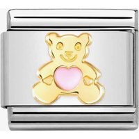 Nomination CLASSIC Composable Pink Enamel Bear Heart Charm 030272/64