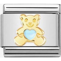 Nomination CLASSIC Composable Blue Enamel Bear Heart Charm 030272/65