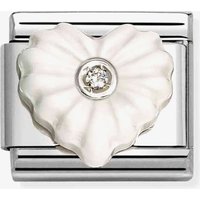 Nomination Composable Classic Cubic Zirconia White Heart Charm 330512/25