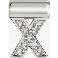 Nomination SeiMia Silver Cubic Zirconia Letter X Pendant 147115/024