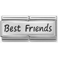 Nomination CLASSIC Silvershine Double Link Best Friends Charm 330710/03