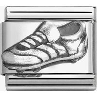 Nomination CLASSIC Silvershine Oxidised Football Boot Charm 330101/67