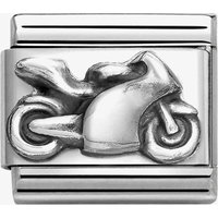 Nomination CLASSIC Silvershine Oxidised Motorbike Charm 330101/69