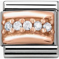 Nomination CLASSIC Rose Gold White Cubic Zirconia Charm 430304/01
