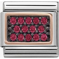 Nomination CLASSIC Rose Gold Purple Cubic Zirconia Charm 430313/05