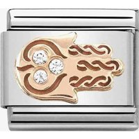 Nomination CLASSIC Rose Gold Hand Of Fatima With Zirconia Charm 430305/33 *