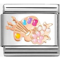 Nomination CLASSIC Rose Gold Artists Paint Palette Charm 430202/30