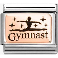 Nomination CLASSIC Stainless Steel 9ct Rose Gold Gymnast Charm 430111/30
