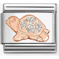 Nomination Composable Classic Rose Gold Glitter Turtle Charm 430205/34