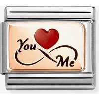 Nomination Composable Classic Rose Gold You and Me Infinity Charm 430204/08