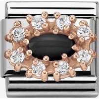 Nomination CLASSIC Rose Gold Black Agate Charm 430308/02