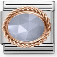 Nomination CLASSIC Rose Gold Stones Bandaged Agate Charm 430507/33